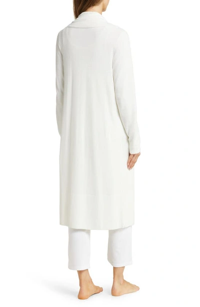 Shop Barefoot Dreams Cozychic™ Ultra Lite® Open Front Cardigan In Pearl