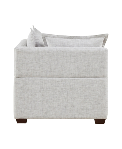 Ink+ivy 34" Molly Wide Fabric Modular Corner Chair In Ivory