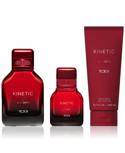 Shop Tumi Men's 3-pc. Kinetic [--:-- Gmt] Eau De Parfum Gift Set In No Color
