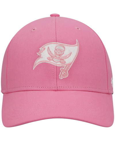47 Brand Big Girls ' Pink Tampa Bay Buccaneers Rose Mvp Adjustable Hat In Pink