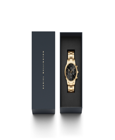 Shop Daniel Wellington Men's Iconic Chronograph Gold-tone Stainless Steel Watch 42mm