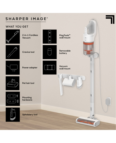 Shop Sharper Image 2-in-1 Cordless Stick & Handheld Vacuum In White