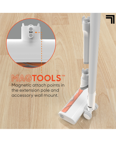 Sharper Image 2-in-1 Cordless Stick & Handheld Vacuum In White