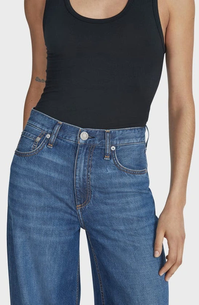 Rag & Bone Laca Tank Top In Black