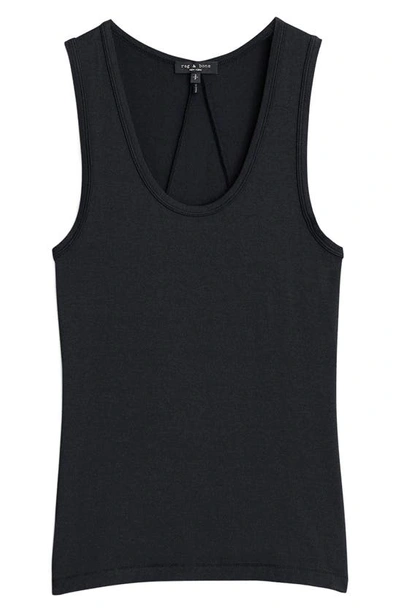 Rag & Bone Laca Tank Top In Black