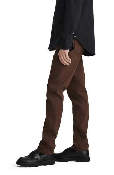 Rag & Bone Fit 2 Slim Fit Authentic Stretch Jeans In Brown