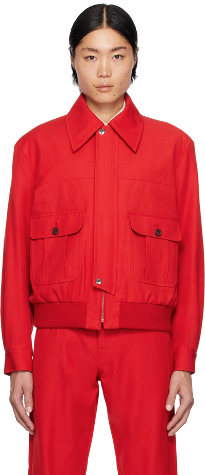 Shop Paul Smith Red Commission Edition Jacket In 25 Reds