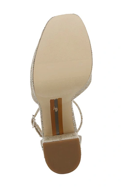 Shop Sam Edelman Kori Platform Sandal In Platinum