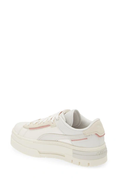 Shop Puma Mayze Platform Sneaker In Warm White