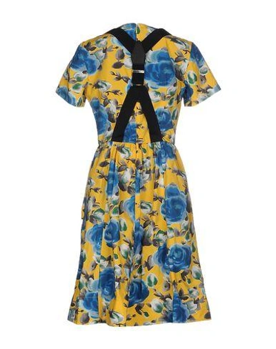 Shop Marc By Marc Jacobs Knee-length Dress In Yellow