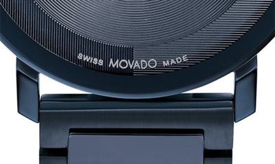 Movado Men's Bold Evolution 2.0 Swiss Quartz Ionic Plated Blue Steel Watch 40mm In Blue