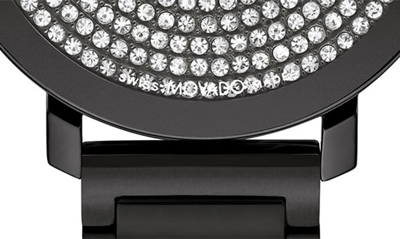 Shop Movado Bold Evolution 2.0 Crystal Bracelet Watch, 34mm In Gray