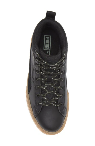 Shop Puma Mayze Mid Sneaker In  Black