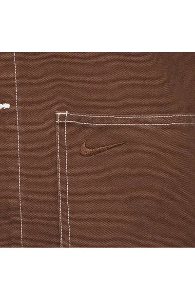 Shop Nike Canvas Chore Coat In Cacao Wow/ Cacao Wow