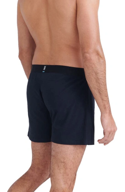 Shop Saxx Droptemp™ Cooling Cotton Loose Fit Boxer Shorts In Black