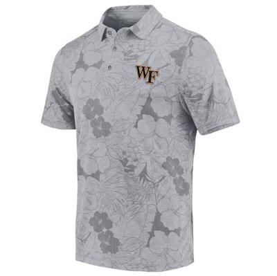 Shop Tommy Bahama Gray Wake Forest Demon Deacons Miramar Blooms Polo