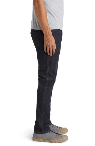 Duer Fireside Relaxed Tapered Fleece Lined Denim Jeans In Heritage Rinse