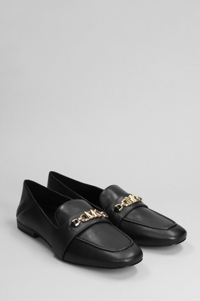 Shop Michael Kors Tiffanie Loafer Loafers In Black Leather