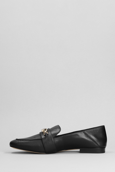 Shop Michael Kors Tiffanie Loafer Loafers In Black Leather