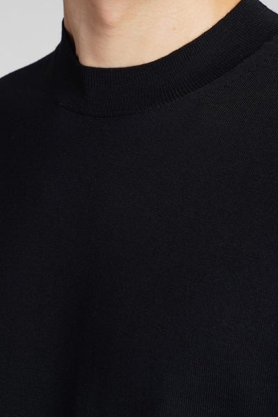 Shop Low Brand Knitwear In Black Wool