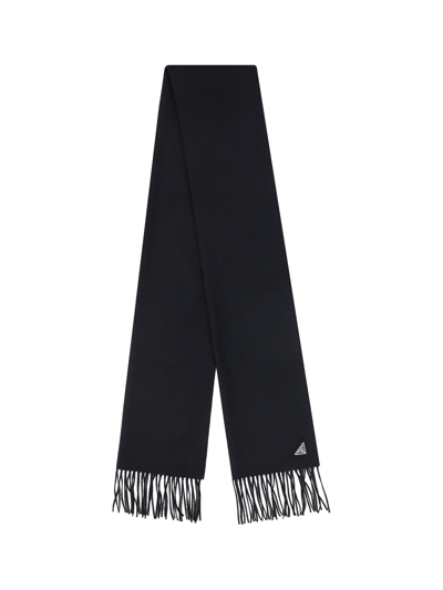 Shop Prada Scarf In Nero