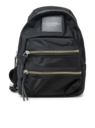 Shop Marc Jacobs Black Nylon The Medium Backpack