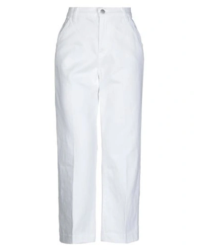 Shop J Brand Woman Jeans White Size 25 Cotton