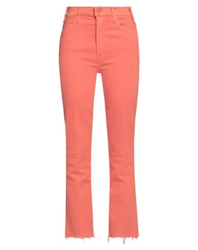 Shop Mother Woman Jeans Orange Size 29 Cotton, Polyester, Elastane