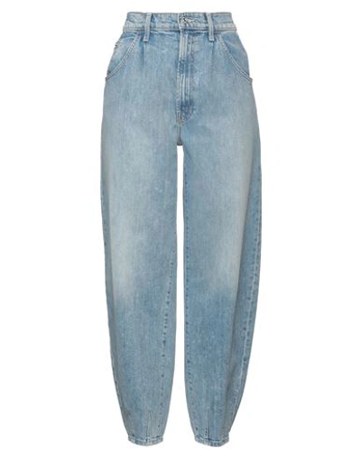 Shop Mother Woman Jeans Blue Size 26 Cotton, Elastane