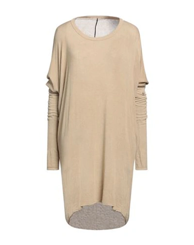 Shop Masnada Woman Sweater Beige Size 6 Viscose, Wool, Elastane
