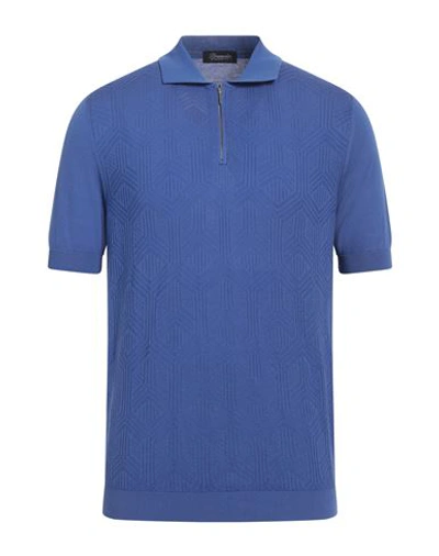 Shop Drumohr Man Polo Shirt Light Purple Size 40 Cotton