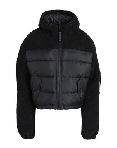 Shop Alpha Industries Woman Puffer Black Size S Polyester