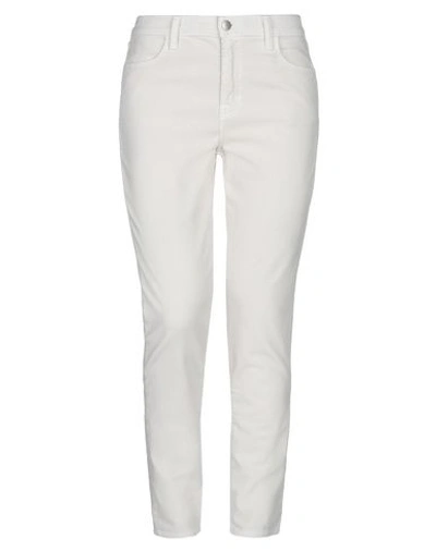 Shop J Brand Woman Pants White Size 31 Cotton, Modal, Polyester, Polyurethane
