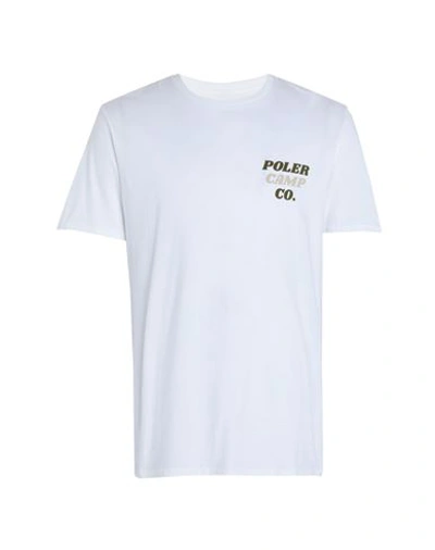 Shop Poler Goomer T-shirt Man T-shirt White Size Xl Cotton
