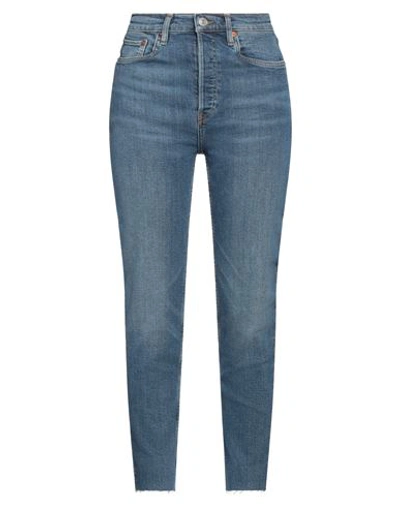 Shop Re/done Woman Jeans Blue Size 28 Cotton, Polyester, Elastane