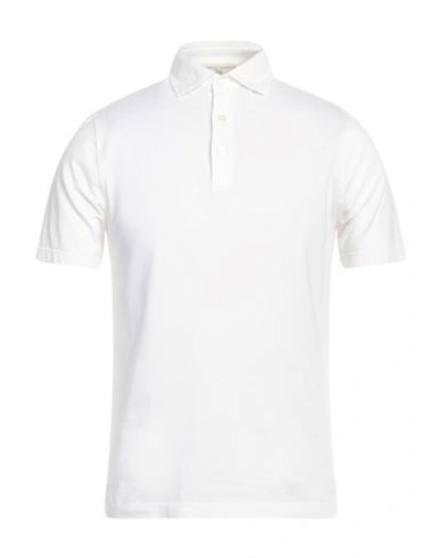 Shop Filippo De Laurentiis Man Polo Shirt Off White Size 38 Cotton