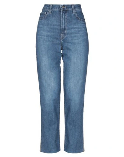 J Brand Woman Jeans Blue Size 30 Cotton, Lyocell, Polyurethane In Blue