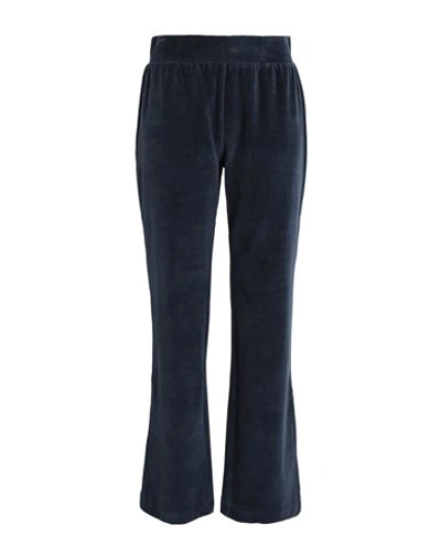 Shop Emporio Armani Woman Pants Navy Blue Size M Cotton, Polyester, Elastane