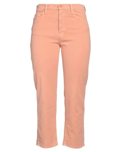 Shop Mother Woman Jeans Salmon Pink Size 28 Cotton, Lyocell, Elastane
