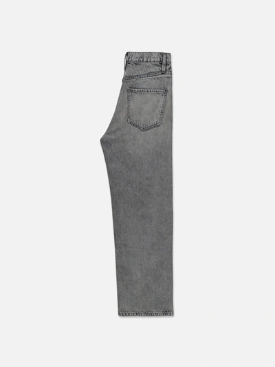 Shop Frame Le Jane Crop Studded High Rise Jeans Subculture Denim In Gray