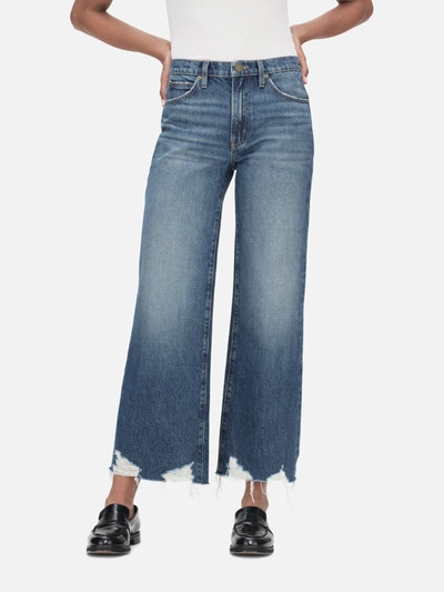 Shop Frame The Relaxed Straight Jeans In Blue