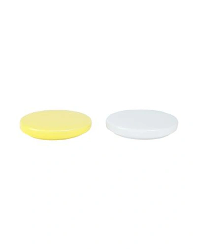 Normann Copenhagen Deko Object Top Set Of 2 Small Object For Home Yellow Size - Ceramic In Yellow