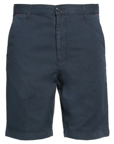 Shop Carhartt Man Shorts & Bermuda Shorts Navy Blue Size 31 Cotton