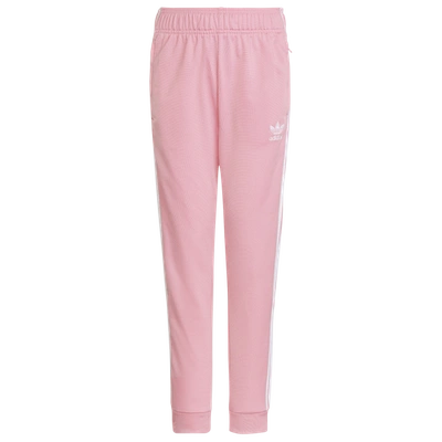 Shop Adidas Originals Girls  Adicolor Superstar Track Pants In Pink