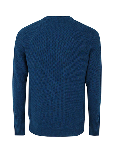 Shop Michael Kors Mix Stitch Crew Pullover In Blue