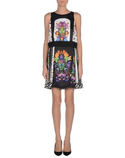 Shop Just Cavalli Short Dress In Black