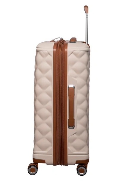 Shop It Luggage Indulging 25-inch Hardside Spinner Luggage In Cream