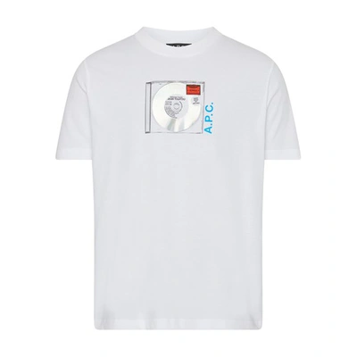 Shop Apc Jibe Short-sleeved T-shirt In Aab_white