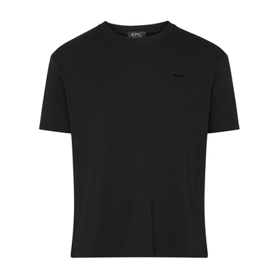 Shop Apc Lewis Short-sleeved T-shirt In Lzz_black