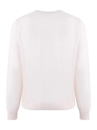 Shop Hugo Boss Boss  Sweaters Ivory